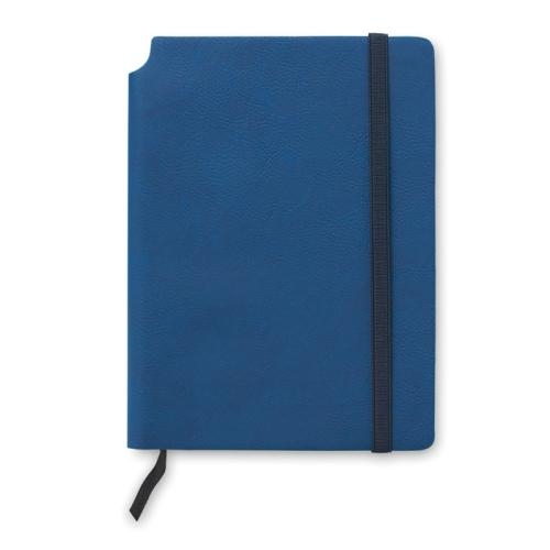 PU notitieboek blauw