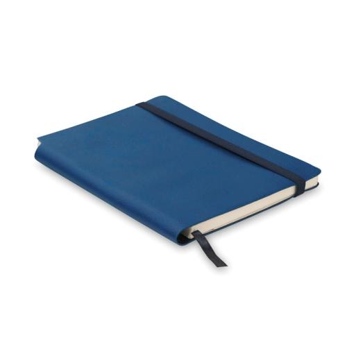 PU notitieboek blauw