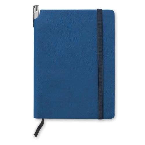 PU notitieboek blauw