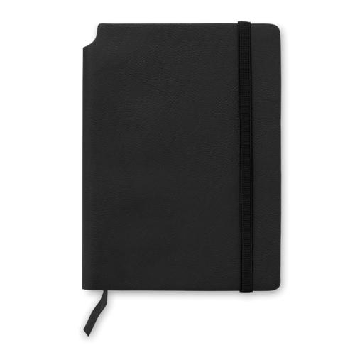 PU notitieboek zwart