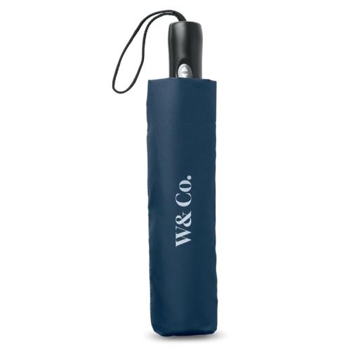 Opvouwbare reversible paraplu blauw