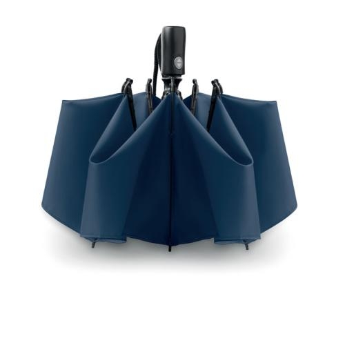 Opvouwbare reversible paraplu blauw