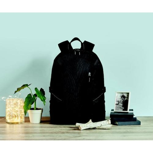 Polyester laptoprugtas zwart