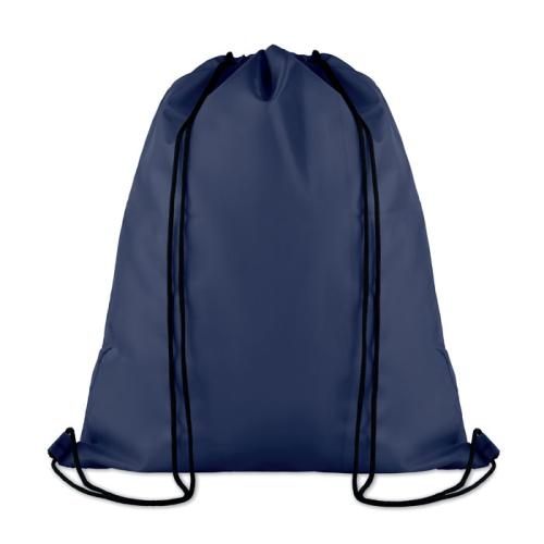 Rugzakje met voorvak en rits blauw