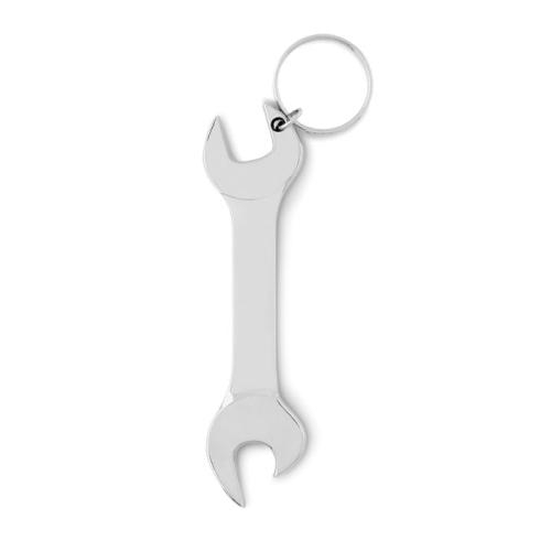 Sleutelhanger met flesopener Wrenchy zilver