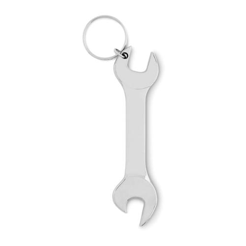 Sleutelhanger met flesopener Wrenchy zilver