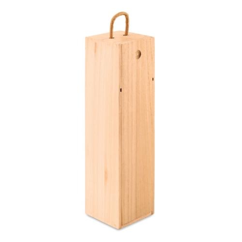 Wijnkist van paulowniahout hout