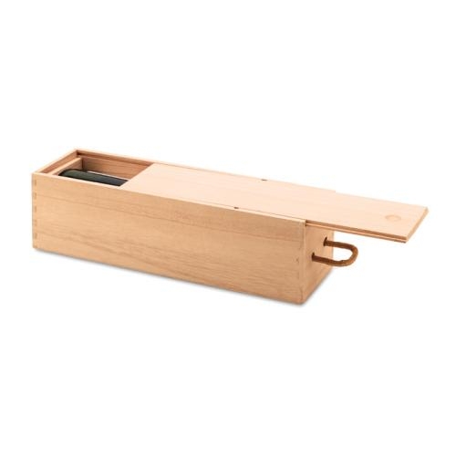 Wijnkist van paulowniahout hout