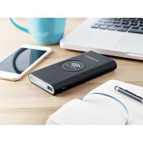 Draadloze powerbank 8000 mAh zwart