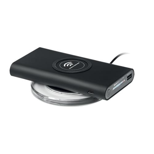 Draadloze powerbank 8000mAh zwart