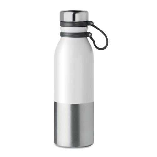 Dubbelwandige drinkfles 600 ml Iceland wit