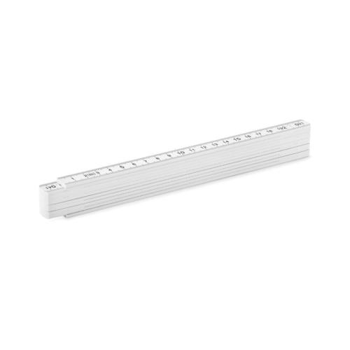Opvouwbare meetlat 2 meter wit