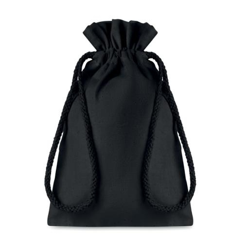Katoenen geschenkzakje Taske small zwart
