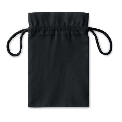 Katoenen geschenkzakje Taske small zwart