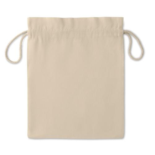 Katoenen geschenkzakje medium Taske beige