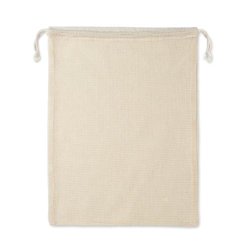 Katoenen groente en fruittas Veggie beige