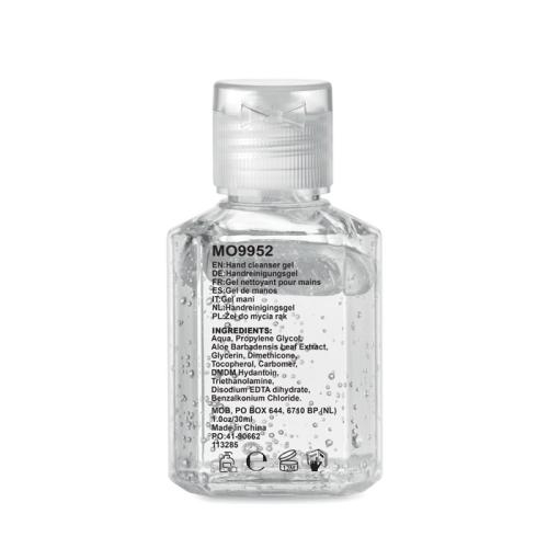 Handreinigingsgel 30 ml Gel 30 transparant