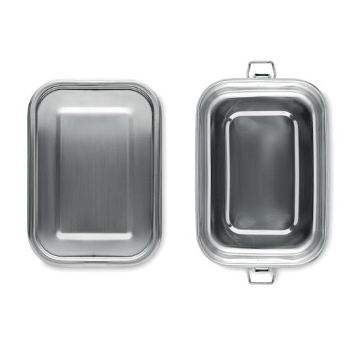 RVS lunchbox 750 ml Chan mat zilver