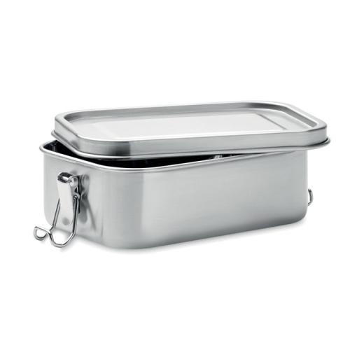 RVS lunchbox 750 ml Chan mat zilver