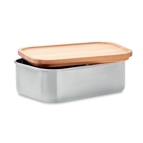RVS Lunchbox 600 ml Savanna hout