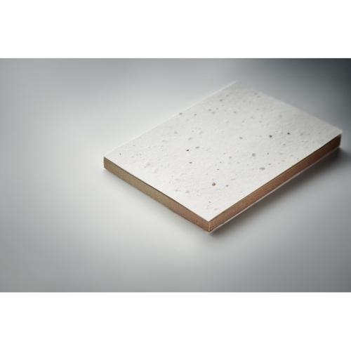 Memoblok van groeipapier Grow me wit