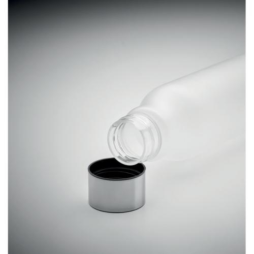 RPET drinkfles 600 ml Glacier transparant/wit