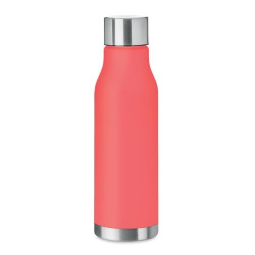 RPET drinkfles 600 ml Glacier transparant rood