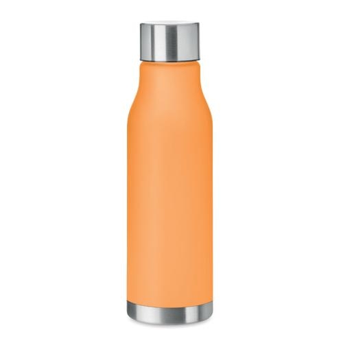 RPET drinkfles 600 ml Glacier transparant oranje