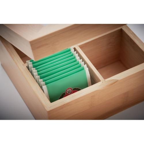Bamboe theedoos Campo tea hout