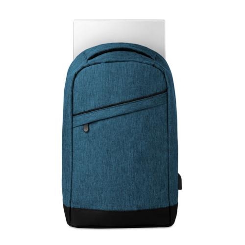 Nylon laptoprugtas Berlin blauw