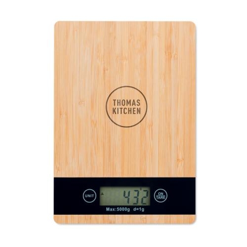Digitale keukenweegschaal Precise hout