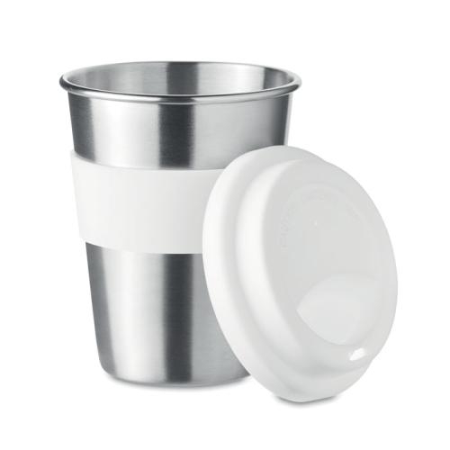 RVS drinkbeker 350 ml wit