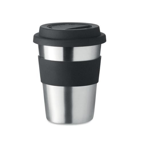 RVS drinkbeker 350 ml zwart
