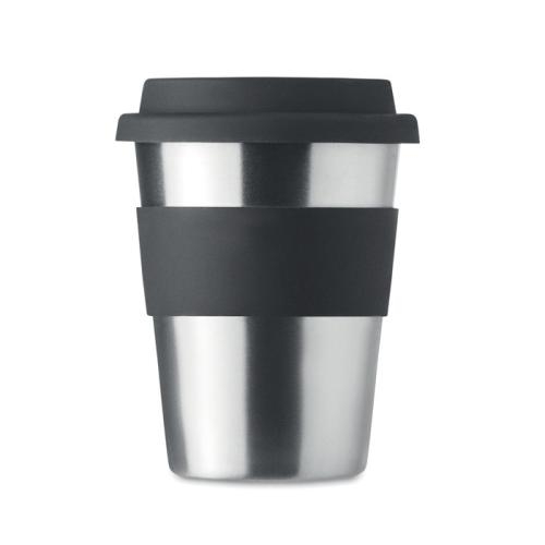 RVS drinkbeker 350 ml zwart