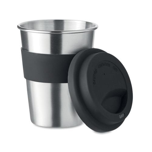 RVS drinkbeker 350 ml zwart