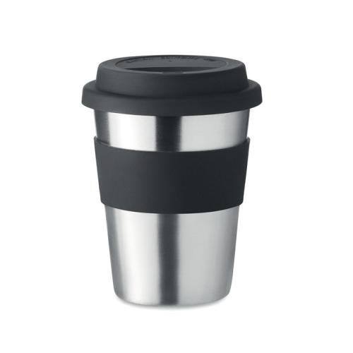 RVS drinkbeker 350 ml zwart