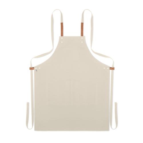 Organisch katoenen schort Pure beige