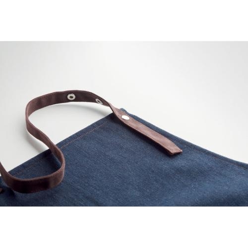 Verstelbaar denim schort blauw