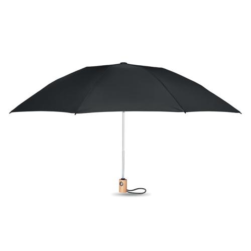 23 inch opvouwbare paraplu Leeds zwart