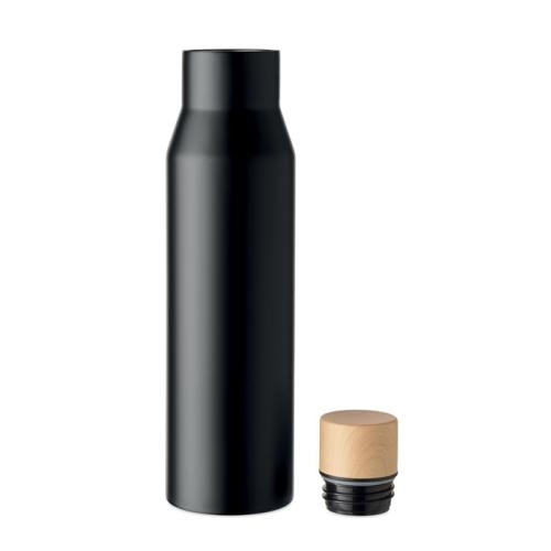 Dubbelwandige thermosfles Dudinka 500 ml zwart