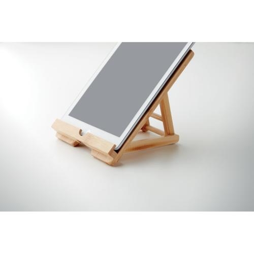 Opvouwbare standaard voor tablets hout