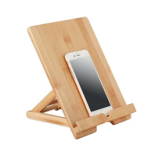 Opvouwbare standaard voor tablets hout