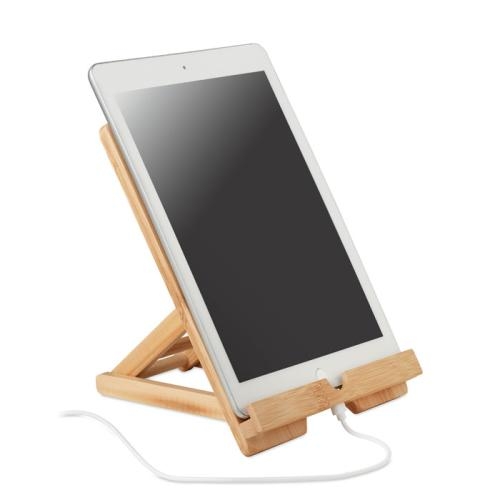 Opvouwbare standaard voor tablets hout