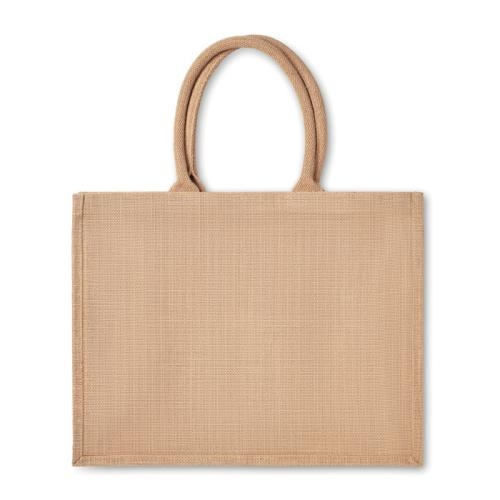 Jute boodschappentas Brick lane beige