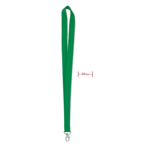 Lanyard 20 mm Simple lany groen