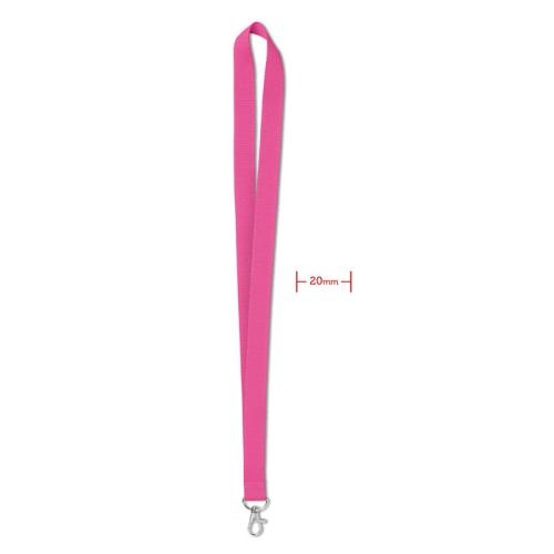 Lanyard 20 mm Simple lany fuchsia