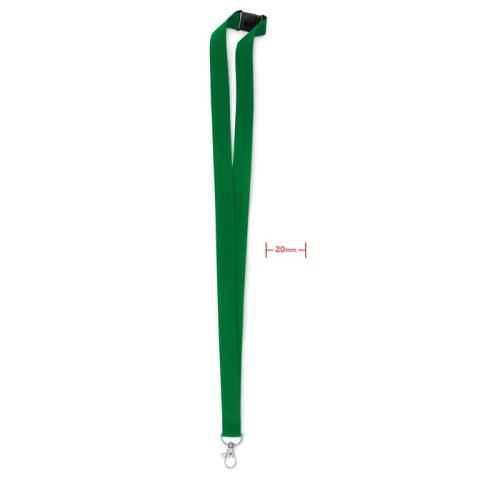 Lanyard haak en clip 20 mm Pany groen
