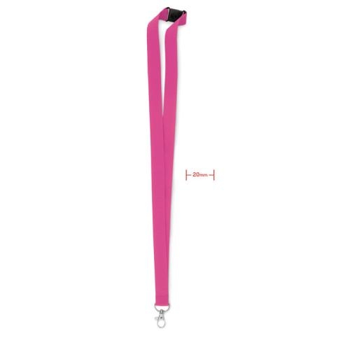 Lanyard haak en clip 20 mm Pany fuchsia
