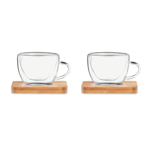 Espresso set Belize transparant