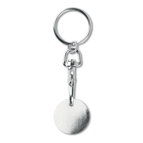 Winkelwagenmuntje Tokenring wit